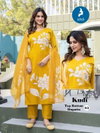 Kudi By Kaya Roman Glass Surat Kurti With Bottom Dupatta Wholesale Market
